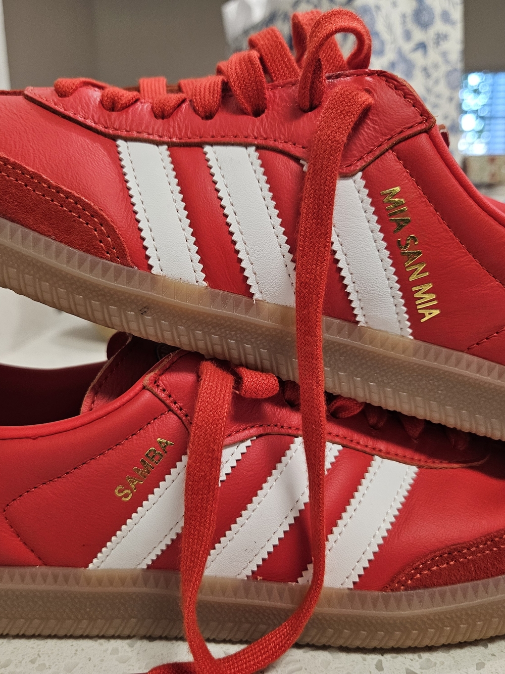 FC Bayern Munchen Adidas Sambas RED & WHITE